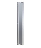 Sunstone 3" x 3" 90 Degree Corner Spacer Panel for Full Height Wall Cabinet Front, constructed from 304 stainless steel with a brushed finish, ideal for creating sleek corner solutions in kitchen cabinetry.