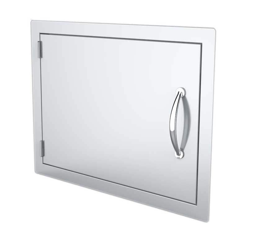 Installation view of Sunstone Classic Series Flush Style 20x14 Single Door, highlighting the easy installation and flush design.