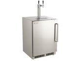 Fire Magic Outdoor Rated Kegerator 3594-D or 3594-DL showcasing stainless steel design for outdoor kitchens