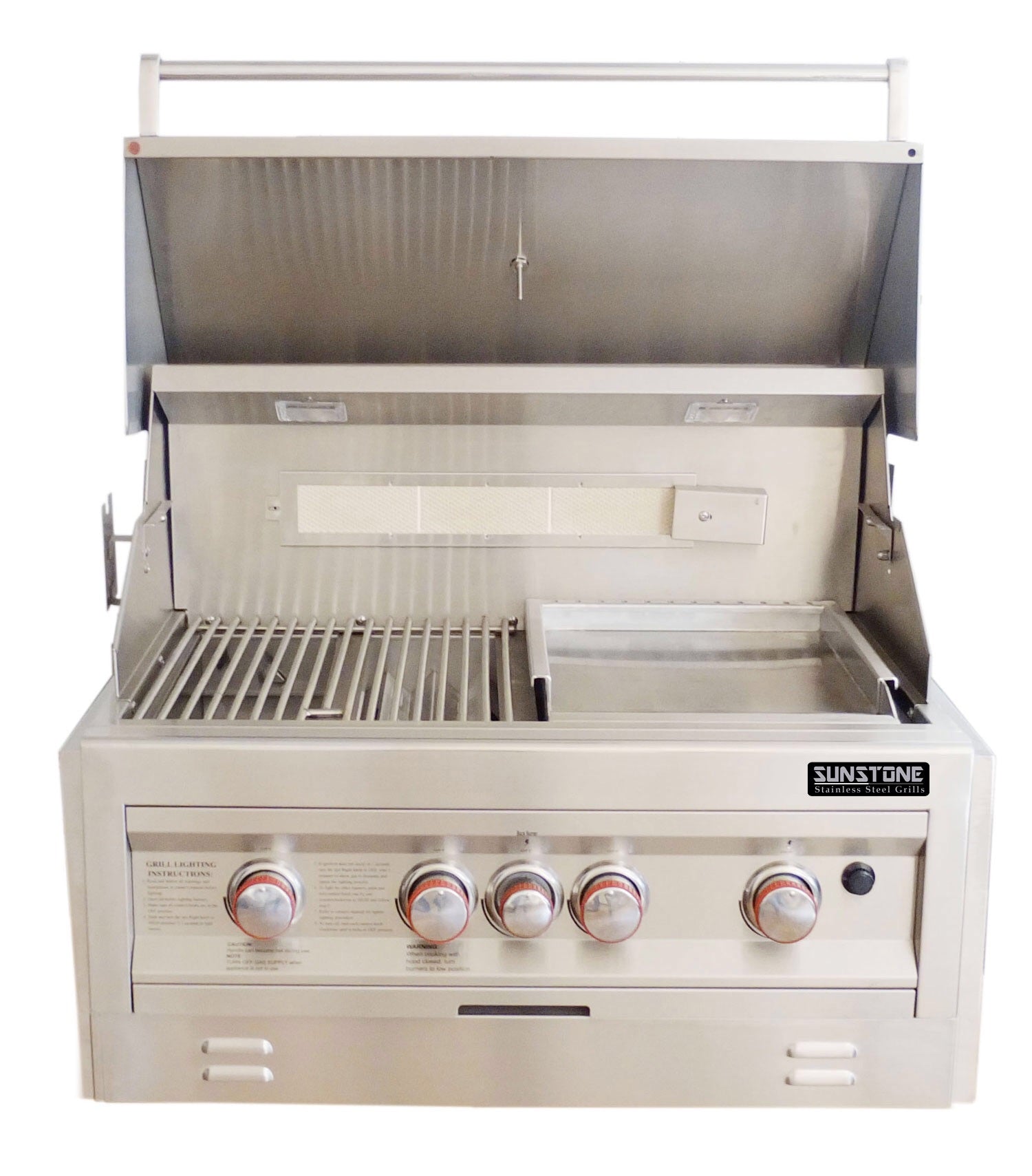 Sunstone Grill Jackets in different sizes (28", 34", and 42") showcasing a sleek and insulated design for BBQ enthusiasts.