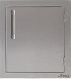 Alfresco 17" Single Access Door showcasing functional and organized outdoor kitchen storage.