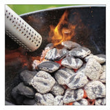 Close-up of the Electro Torch Hot Air Fire Starter's steel casing and design, perfect for starting fires easily and effectively by Electro Torch.