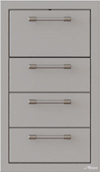 Alfresco 17" Triple Drawer, Towel Holder Combo designed for functional kitchen storage and organization.