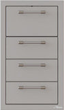 Alfresco 17" Triple Drawer, Towel Holder Combo designed for functional kitchen storage and organization.