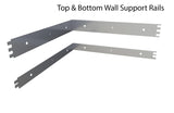 Sunstone 3" x 3" 90 Degree Corner Spacer Panel for Full Height Wall Cabinet Front showcased in a modern kitchen setting.