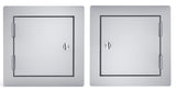 Utility access with the Sunstone Classic Series - Flush Style 12” x 12” Single Utility Door, featuring pre-drilled holes for easy installation.