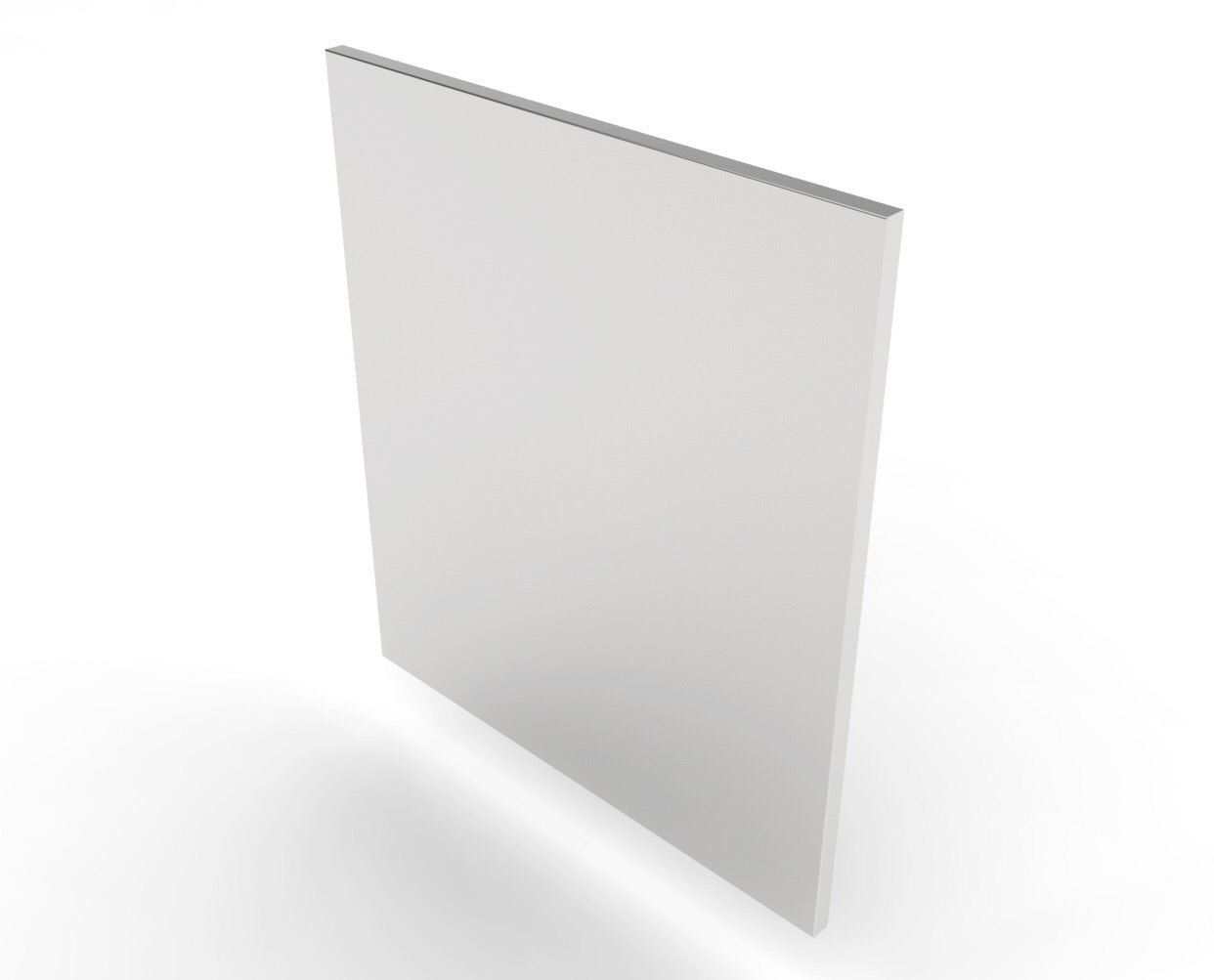 Sunstone Stainless Steel Universal Base End Panel showcasing its brushed finish and sturdy construction.