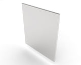Sunstone Stainless Steel Universal Base End Panel showcasing its brushed finish and sturdy construction.
