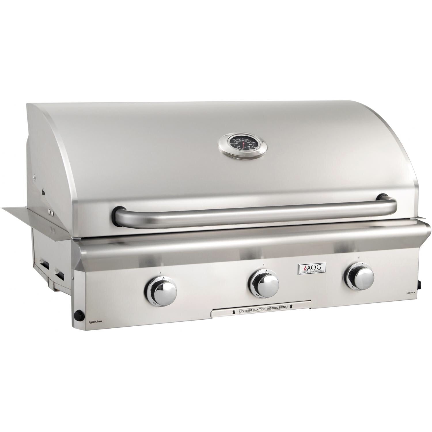 AOG Gas Drop-In Grill from the L Series, featuring durable stainless steel construction and electronic ignition.