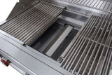 Complete view of the Sunstone Ruby 30" 3-Burner Pro-Sear Grill, emphasizing its compact and sleek design.