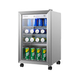 Equator Advanced Appliances OR230 Outdoor Refrigerator with electronic temperature control and auto defrost feature.