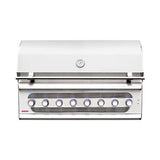 American Muscle Grill 54” Multi-Fuel Grill showcasing its versatile grilling capabilities.