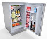 Sunstone Outdoor Rated Refrigerator features easy roll-along wheels for mobility and adjustable legs for perfect positioning.