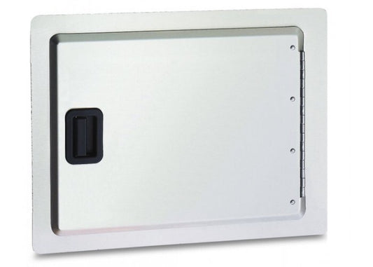 AOG Single Access Door showcasing durable 304 stainless steel construction and black slam latch for home improvement.