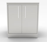Sunstone 30" Weather Sealed Dry Storage Pantry emphasizing its high-quality materials and practical storage solutions.
