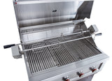 Sunstone Ruby 36" 4 Burner Pro-Sear Grill showcasing its sleek design and premium 304 stainless steel construction.