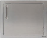Alfresco 23" Single Access Door designed for organized outdoor kitchen storage.