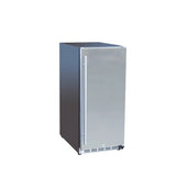 Summerset 15" Outdoor Rated Fridge with Stainless Door showcasing premium refrigeration design for outdoor use.