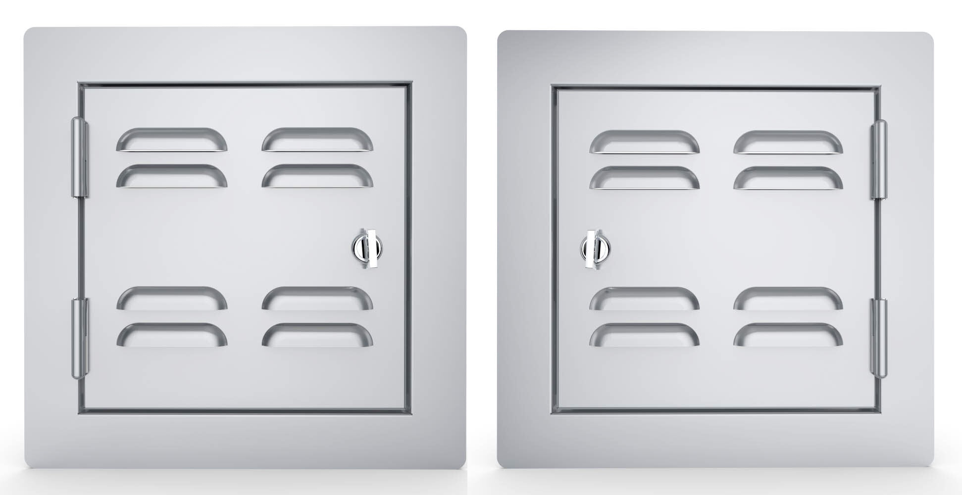 Sunstone Classic Style Flush Series 12" Single Door Vented with solid construction and easy installation, perfect for outdoor kitchen ventilation.