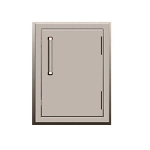 Bonfire Vertical Single Door 14" x 20" - Durable stainless steel construction, ideal for outdoor kitchens, featuring soft-close hinges and dual magnetic latches.