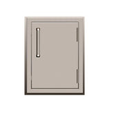 Bonfire Vertical Single Door 14" x 20" - Durable stainless steel construction, ideal for outdoor kitchens, featuring soft-close hinges and dual magnetic latches.