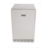 Sunstone Outdoor Rated Refrigerator showcasing sleek 304 stainless steel design for outdoor kitchens.