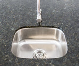 Summerset 19" x 15" Stainless Steel Undermount Sink with 360º Hot/Cold Faucet designed for outdoor kitchens