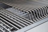 Broilmaster Built-In Stainless Steel Gas Grill 26" featuring a spacious cooking area of 456 sq in, ideal for outdoor barbecues.