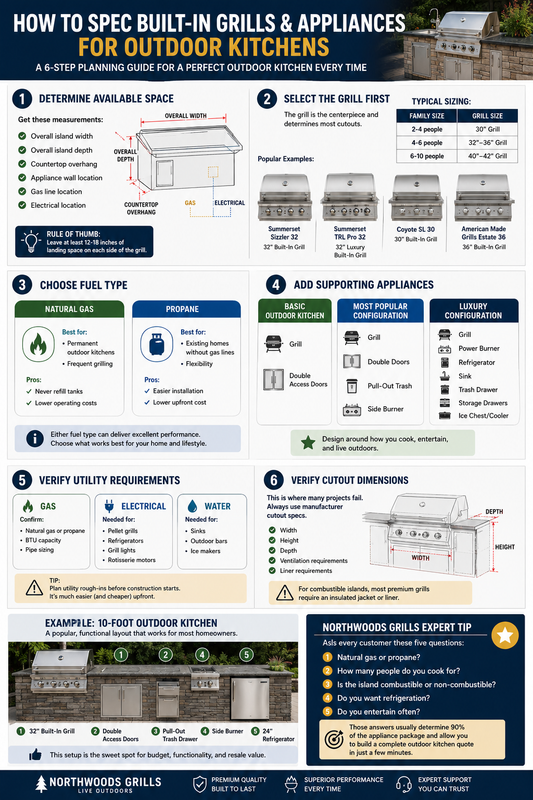 How to Spec Built-In Grills and Appliances for Client Outdoor Kitchens