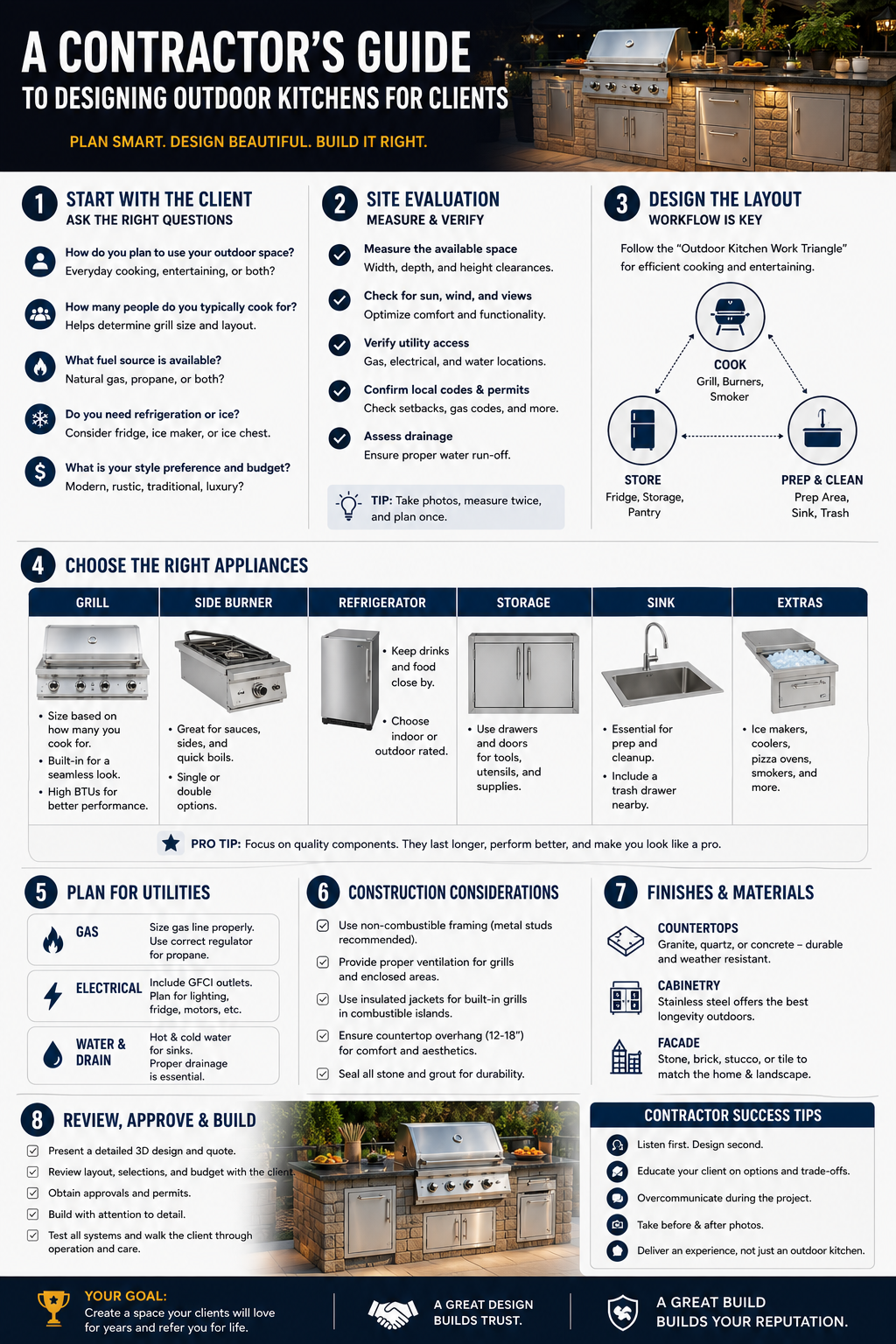 A Contractor's Guide to Designing Outdoor Kitchens for Clients