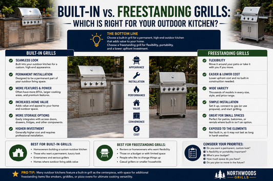 Built-In vs. Freestanding Grills: Which Is Right for Your Outdoor Kitchen?