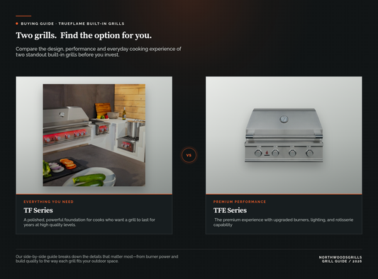 TrueFlame Built-In Grills Buying Guide: TF Series vs. E Series