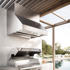 Falmec Hoods for Outdoor Kitchens showcasing stylish outdoor kitchen ventilation features