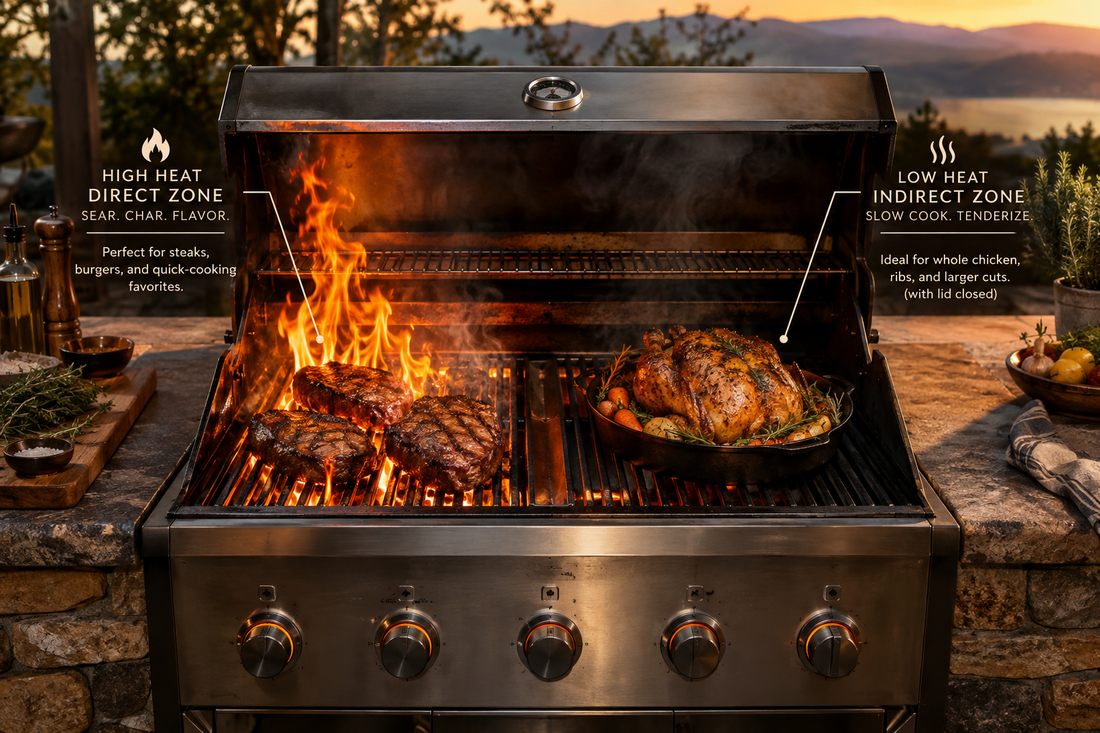 Direct vs. Indirect Heat Grilling: A Complete Guide
