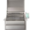 Close-up of Memphis Pro 28" Built-In Pellet Grill ITC3 touchscreen interface, illustrating the user-friendly controls and advanced technology for precise cooking.