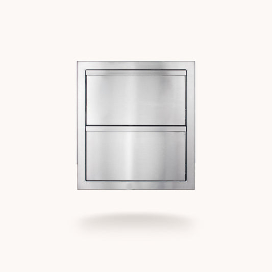 American Made Grills 18-inch deluxe 2-drawer