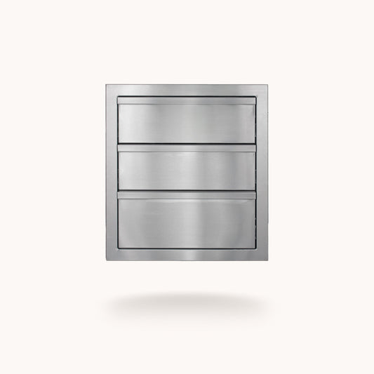 American Made Grills 18-inch deluxe 3-drawer