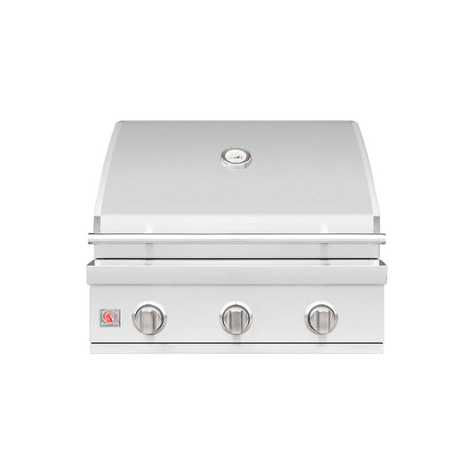 Summerset Sizzler 25" Built-In Gas Grill with 3 Burners and 36,000 BTUs in Stainless Steel