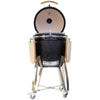 Coyote Asado Smoker with Stand & Side Shelves
