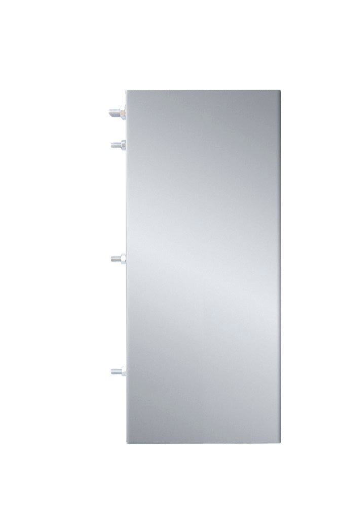 TrueFlame 8-inch spacer bracket detail for 60-inch outdoor vent hood TF-VH60-3-SP8