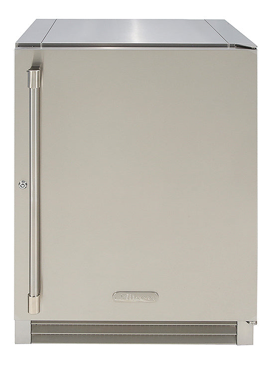 Alfresco AR-24 24-inch PolarCore under counter outdoor refrigerator in stainless steel
