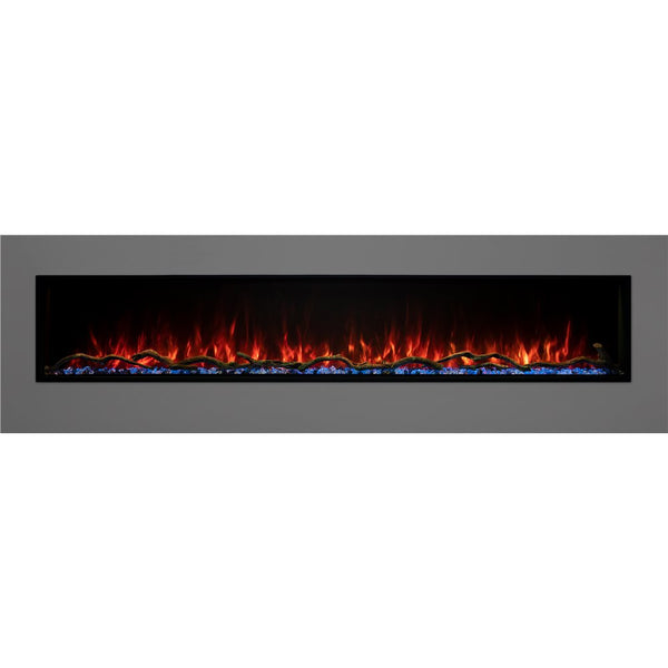 Modern Flames 80" Landscape Pro Slim Built-In Electric Fireplace