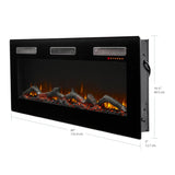 Dimplex Sierra 60" Wall/Built-In Linear Fireplace