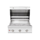 Summerset Sizzler 25" Built-In Gas Grill with 3 Burners and 36,000 BTUs in Stainless Steel