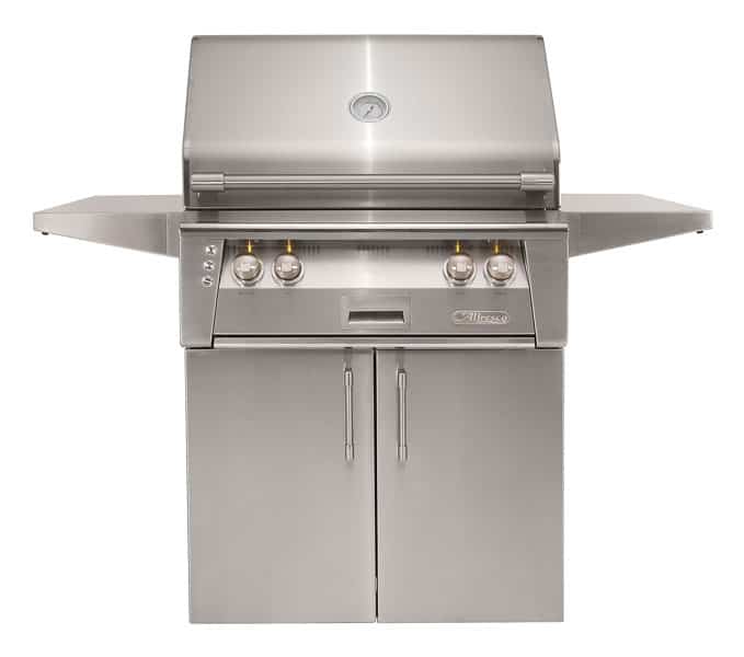 Alfresco XE-30C 30-inch standard grill cart in 304 stainless steel