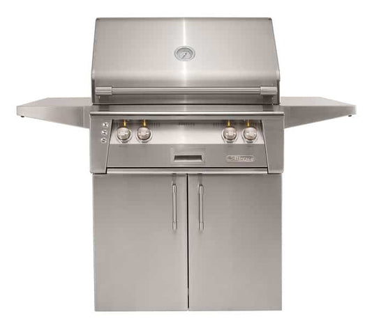 Alfresco XE-30C 30-inch standard grill cart in 304 stainless steel