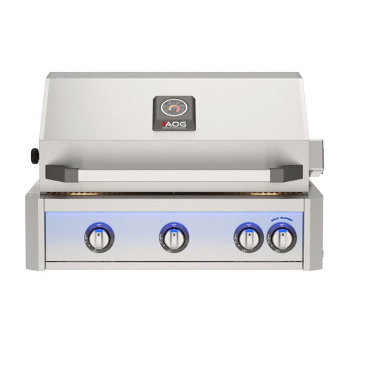 American Outdoor Grills L-Series 30" Built-In Grill Propane with Lights and Back Burner AOG30LP
