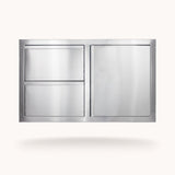 American Made Grills 36-inch deluxe 2-drawer and access door combo