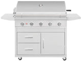 Summerset Sizzler 40" Freestanding Grill - SZR40 + CART-SZR40-DC