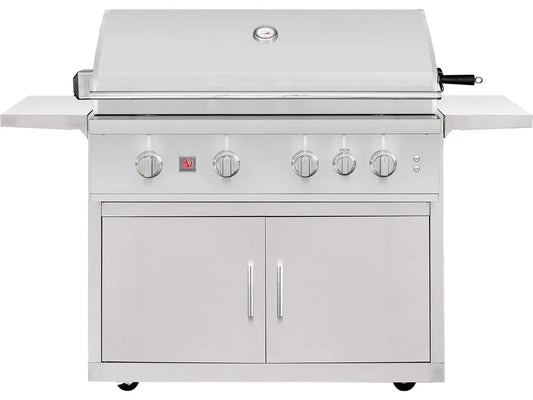 Summerset TRL Pro 40" Freestanding Grill on Deluxe Cart - TRLPRO40 + CARTTRL40-DC